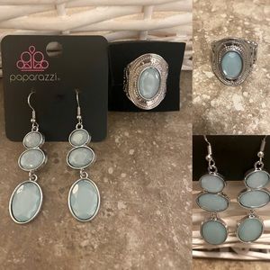 Paparazzi 2 piece Earrings and Ring Set